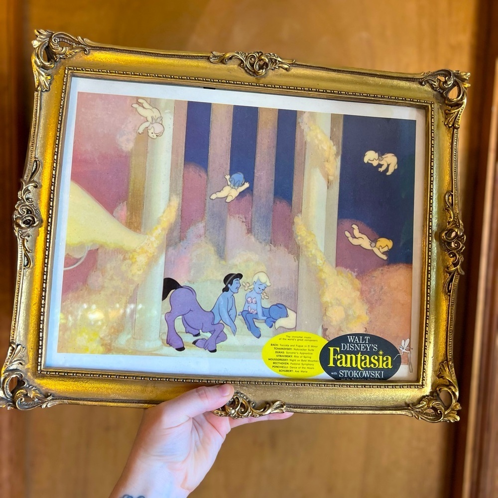Vintage Disney Fantasia Art Print Cherubs Centaurettes, 16x12” (Optional Frame)